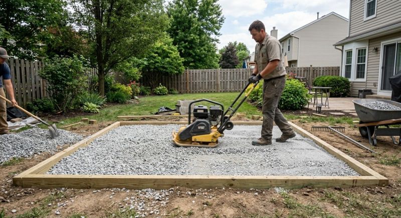 Gravel Foundation Installation Service
